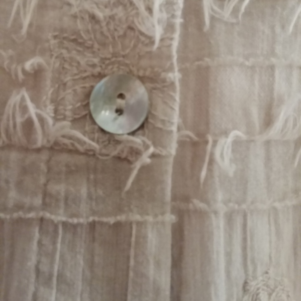 Lu Lu B 100% Cotton Shirt with Buttons - L - EUC